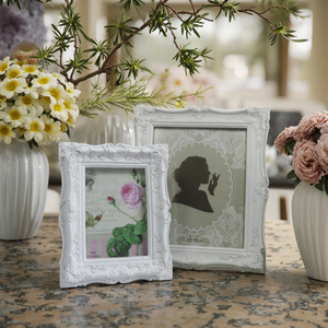 Châu Âu Lớn Nhựa Khung Ảnh Trắng 8X10 & 5X7 Inch Số Lượng Lớn Hình Ảnh Khung Đám Cưới Trang Trí Nội Thất Nghệ Thuật Phong Cách Thiên Thần Bức Tượng Giáng Sinh - Product Image 4