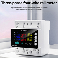 Compteur d'énergie numérique KWS-306 Smart Life triphasé quatre fils pour rail DIN AC