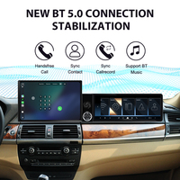 Pantalla Foforfor de 13.1"+12.3" para BMW X5/X6 2005-2013, Sistema Inalámbrico Carplay Android 15, Radio para Auto, Estéreo, GPS, DSP, 4G, 360, OEM