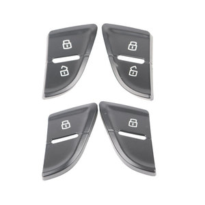 Cubierta de botón de bloqueo de puerta para Audi Q5 A4L, repuesto de cierre centralizado ABS para accesorios interiores de coches de la serie Audi - Product Image 2