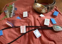 Tuiles de Mahjong en Mélamine Acrylique Modernes de Luxe Miss Cowgirl, Logo Personnalisé, Ensemble Américain 3 Couches Miss Mahjong