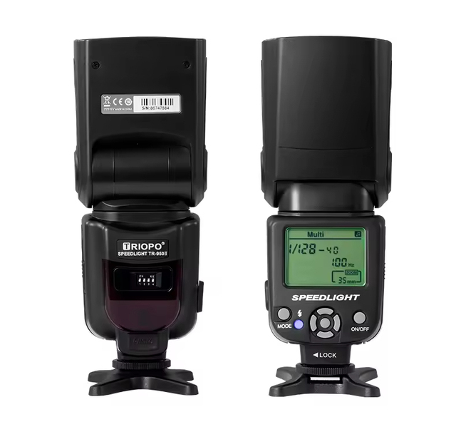 Triopo TR-950 II+ G4 trigger camera flash light Manual Universal Mount Slave Flash Speedlite