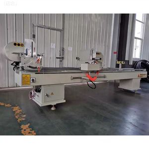 3KW 450kg PVC nhôm uPVC cửa sổ và cửa ra vào đôi miter <span class=keywords><strong>Saw</strong></span> cắt nhôm uPVC <span class=keywords><strong>Windows</strong></span> machineupvc cửa sổ máy móc để bán - Product Image 5