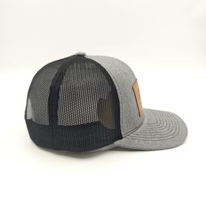 Gorra de Béisbol Richardson 112 Y2K de Alta Calidad, Estilo Hip Hop, 6 Paneles, Malla Estructurada de Algodón, con Parche de Cuero Poligonal - Product Image 6