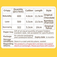 Cornets Croustillants aux Œufs Original Chocolat pour Glace Molle, Ingrédients, Vente en Gros