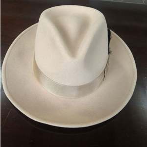 Sombreros Fedora Blancos de Fieltro de Lana Australiana de Ala Ancha H628B, Sombrero Fedora de Fieltro de Lana para Adultos, Sombreros Fedora de Lana para Caballero - Product Image 6