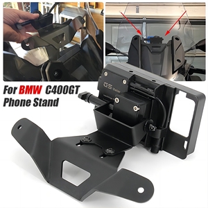 แท่นวางโทรศัพท์ด้านหน้ารถจักรยานยนต์สำหรับ <span class=keywords><strong>BMW</strong></span> C400GT C 400GT <span class=keywords><strong>C400</strong></span> GT สมาร์ทโฟนโทรศัพท์ระบบนำทาง GPS - Product Image 4