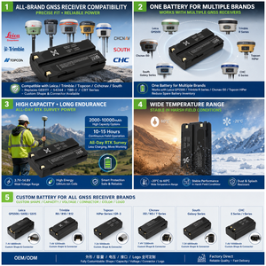 Batterie de remplacement Li-ion personnalisée pour récepteur GPS GNSS Trimble, Chcnav, South CHC – Pièce OEM pour la topographie - Product Image 2