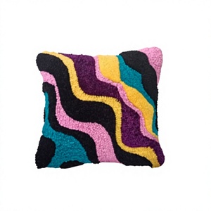 Designer Tufted Boho Cushion Cover By <b>Indian</b> Textiles H/L Handwoven Decorative <b>Throw</b> Pillow Luxury Boho Pillow Hot Selling - Product Image 1