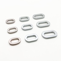 Œillet ovale en aluminium, œillet métallique à trou oblong, accessoires de quincaillerie pour sac à main, sac à dos, sangle de bagage