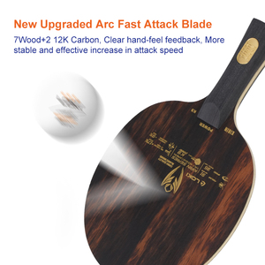 Nouvelle arrivée Loki K9, <span class=keywords><strong>raquette</strong></span> de <span class=keywords><strong>tennis</strong></span> de <span class=keywords><strong>table</strong></span>, plaque inférieure 12K, fibre de carbone tissée de haute qualité, lame de <span class=keywords><strong>tennis</strong></span> de <span class=keywords><strong>table</strong></span> 9 plis - Product Image 4