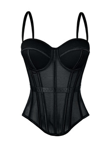 Ensemble de lingerie sculptante pour <span class=keywords><strong>femme</strong></span>, couleur unie, avec soutien-gorge à baleines, gilet amincissant en maille respirante, coussinet de poitrine, à porter en extérieur, non-tissé, ferme, ODM - Product Image 2