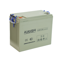 Batterie au gel VRLA au plomb-acide AIANSHI 6-EVF-120 12V 120Ah pour chariot élévateur, transpalette, gerbeur, autolaveuse, véhicule électrique, cycle profond, sans entretien