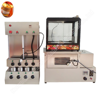 Four de cuisson de cône de pizza Machine automatique de cône de crème glacée Four de machine de fabrication de pizza