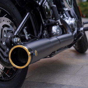 Chiefdom ใช้ได้กับท่อไอเสีย harleydavidson 25 <span class=keywords><strong>117</strong></span>ด้านหลัง softail <span class=keywords><strong>Low</strong></span> <span class=keywords><strong>Rider</strong></span> ST ส่วนหางทองแดงท่อไอเสียถนน BOB - Product Image 2