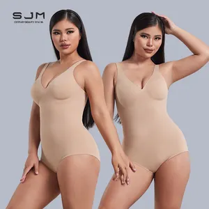 Century Beauty Custom Waist Tummy Control Bodysuit Shaper High Quality One Piece Fit Slimming Seamless Shapewear Bodysuit