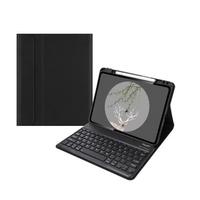 Casing Keyboard Nirkabel Bulat dengan Penyangga untuk iPad Pro 11 2018 2020 2021 Air 4 10.9 dengan Slot Pensil