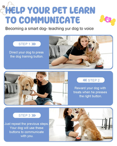 Botones Parlantes para Perros en Varios Colores, Botones Grabables para Entrenamiento Canino, Botones de Comunicación para Perros - Product Image 4