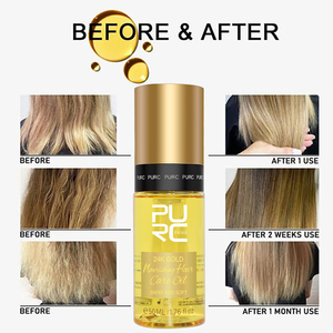 24K Gold <strong>Hair</strong> <strong>Oil</strong> Deep Nourishing <strong>Hair</strong> Care <strong>Oil</strong> Serum <strong>Best</strong> Shiny Organic Smoothing <strong>Hair</strong> <strong>Treatment</strong> <strong>Oil</strong> Private Label