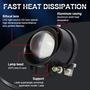 Phare antibrouillard LED 3,0 pouces, lumière de conduite jaune et blanche, faisceau bas et haut, projecteur LED 45W, feux antibrouillard de rechange - Product Image 5