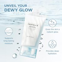 Crème hydratante SKIN1004 Hyalu-Cica, hydratant pour le visage à l'acide hyaluronique, crème à la Centella pour une hydratation intense 2,53 fl oz / 75 ml