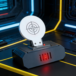 Sistema di Tiro a Segno Elettronico Portatile con Display Digitale e Luce Rossa Reattiva, Attrezzatura Tattica in Plastica per Allenamento - Product Image 1