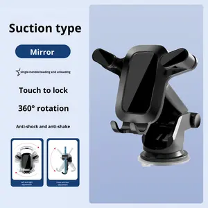 Support de téléphone universel anti-vibration pour grille d'aération de voiture, <span class=keywords><strong>crochet</strong></span> en spirale ABS <span class=keywords><strong>avec</strong></span> ventouse à gravité, compatible <span class=keywords><strong>avec</strong></span> les iPhones 15 Pro Max - Product Image 6