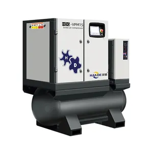 22kw 15kw 30hp laser 20 hp su kurutma ile soğutucu endüstriyel vida hava kompresörü lazer kesim makinesi s üretimi için