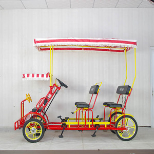 Vélo tandem familial pratique pour 6 personnes/vélo tandem touristique à <span class=keywords><strong>quatre</strong></span> rangées/vélo 4 places parent-enfant Surrey - Product Image 3