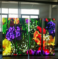 شاشة LED داخلية P1.86/P3.91 بتقنية Gob مع ضمان لمدة عام، نطاق ألوان P3، تقنية HDR 1000:1، مقاومة للماء IP65