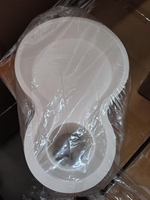 Plateau en plastique de papier de canne à sucre jetable écologique de 12 pouces Plaque à clapet ronde robuste avec support de tasse épais pour les fêtes