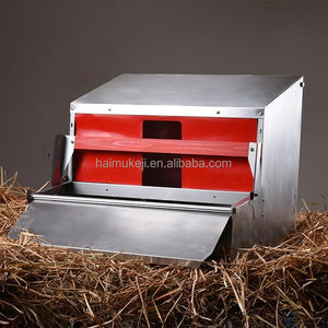 Reversible Egg Mount Roll Away Chicken Nesting Box con Roost Bar Nueva condición para cajas de puesta de gallinas al por menor - Product Image 6