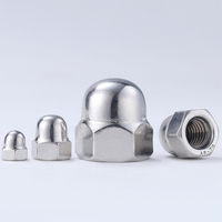 Écrou à tête cylindrique en acier inoxydable 304 certifié DIN1587 pour applications minières