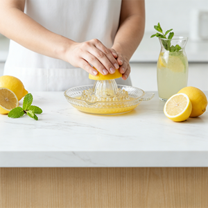 <span class=keywords><strong>Presse</strong></span>-<span class=keywords><strong>citron</strong></span> <span class=keywords><strong>en</strong></span> <span class=keywords><strong>verre</strong></span> <span class=keywords><strong>manuel</strong></span>, extracteur à main avec poignée et bec - Product Image 3