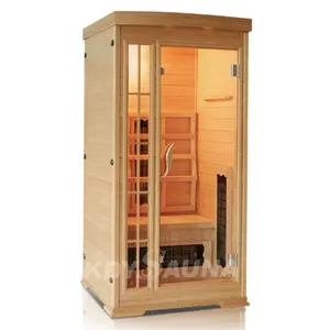 Indoor Sauna Room For 1Person Outdoor Infrared Sauna With Red Light