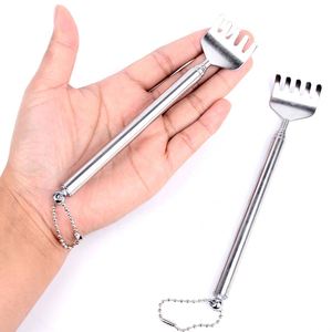 Grattoir à dos télescopique pliable en acier personnalisé, extensible, avec griffes de massage, vente en gros - Product Image 4