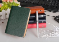 Couverture de cahier en cuir A7 Journal Livre à couverture rigide Articles de papeterie pour l'école Voyage Papier dur Planificateur Cadeau Petit cahier en cuir