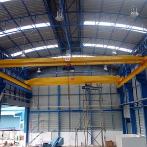 <b>Light</b> Duty 5 Ton Overhead Crane With Electric Wire <b>Rope</b> Hoist Industrial Bridge Crane A5 Class 1 Year Warranty - Product Image 1