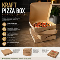 Individuell Bedruckte Umweltfreundliche Recycelte Wellpappe-Pizzabox Hochwertige Dicke Extra Große Pizza-Planet Partydekoration