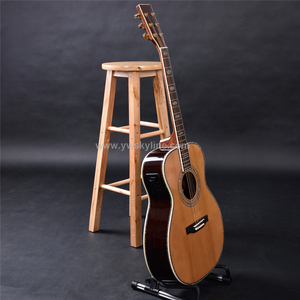 Guitare Acoustique Style <span class=keywords><strong>OM</strong></span> de 40 Pouces, Guitare en Bois Massif Faite à la Main, - Product Image 5