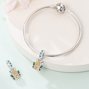 Heiß begehrte globale Reisekamera DIY-<span class=keywords><strong>Flugzeug</strong></span>-Gepäck-Anhänger aus 925er Sterlingsilber – Charm-Perlen passend für Armbänder, Anhänger, Damengeschenk - Product Image 2