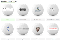 Balles de golf professionnelles à trois couches, personnalisées et imprimées en couleur, avec logo OEM, pour événements d'entreprise – Vente en gros