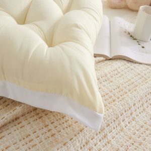 Headboard <b>Cushion</b> Rectangle Solid Color Polyester Cotton Ergonomic Lumbar Support Pillow Bed Backrest - Product Image 4