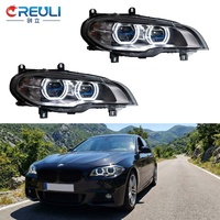 Projecteurs laser LED CREULI pour BMW X5 E70 2007-2013, feux de jour DRL, clignotants, Plug & Play, Vente Flash