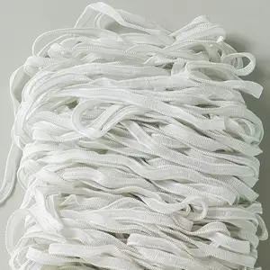 White Hot Sales Rubber Sewing Elastic String Cord Disposable Double Stretchy String For Clip Bouffant Cap Elastic Band