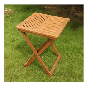 Table de pique-nique en bois massif Acacia Minh Phuoc pour balcon, table d'extérieur, mobilier de jardin moderne - Product Image 2