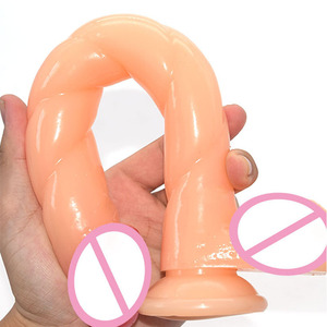 LUUK 12 pollici conch forma di pene di plastica sottile lunga spirale dildo per il maschio dildo anale - Product Image 6