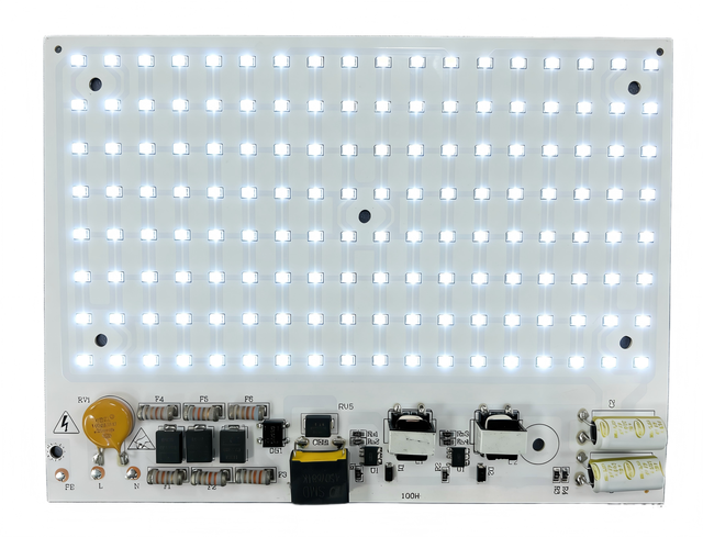 Custom DOB LED Flood Light 50W-200W Energy Saving Outdoor Security Lamp with 4-6kV Surge Protection