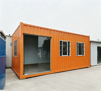 Maison conteneur verte directement de l'usine, maison préfabriquée, maison mobile, structure en acier portable, bureau-cabine avec terrasse sur le toit, vente en gros