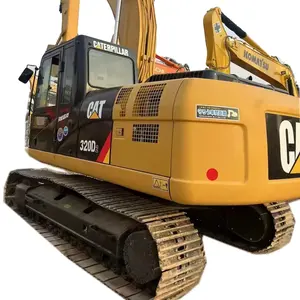 Mesin penggali kucing crawler ulat bekas grosir ekskavator 320 kecepatan ganda 20 ton mesin penggali penggali tambang buatan Jepang